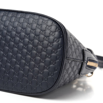 Gucci Soft Microguccissima Mini Dome Bag Blue 9 of 10