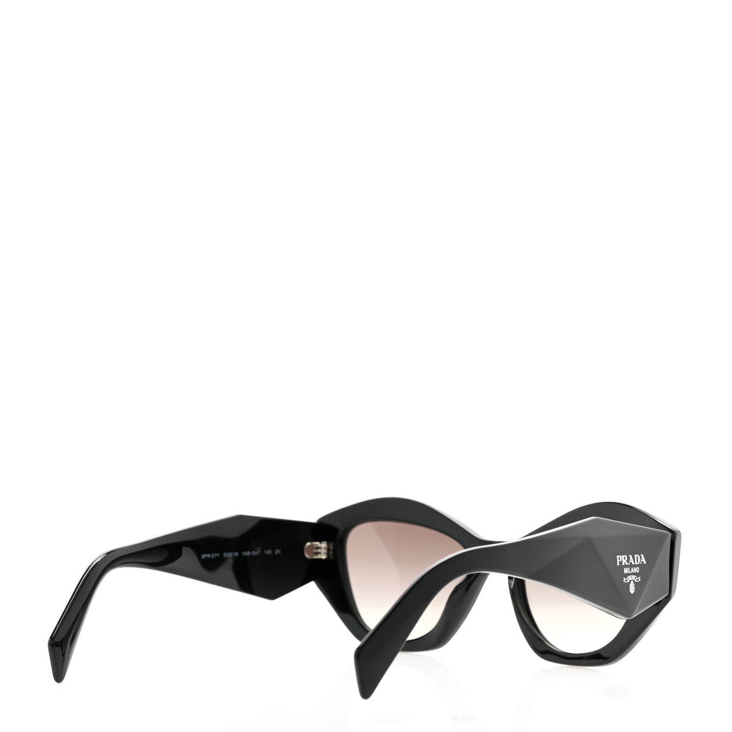 Acetate Symbole Sunglasses SPR 07Y Black