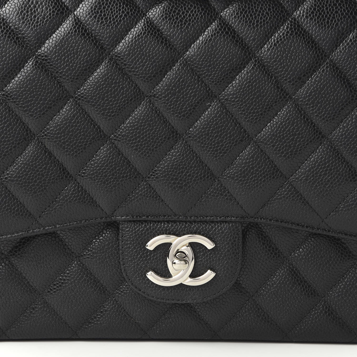 Chanel Caviar Quilted Maxi Double Flap Black 10 of 11