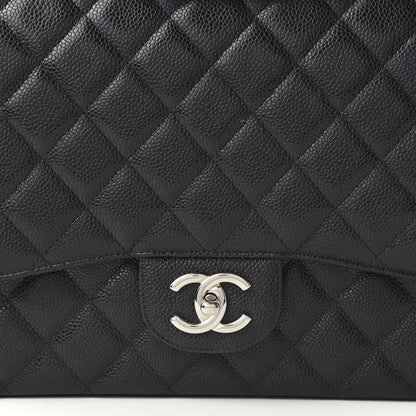 Chanel Caviar Quilted Maxi Double Flap Black 10 of 11