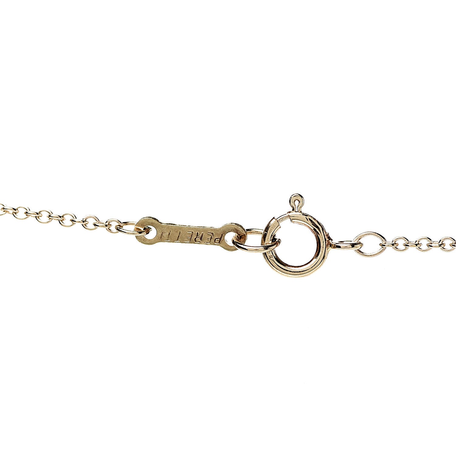 Tiffany 18K Yellow Gold 12mm Elsa Peretti Bean Pendant Necklace 6 of 7