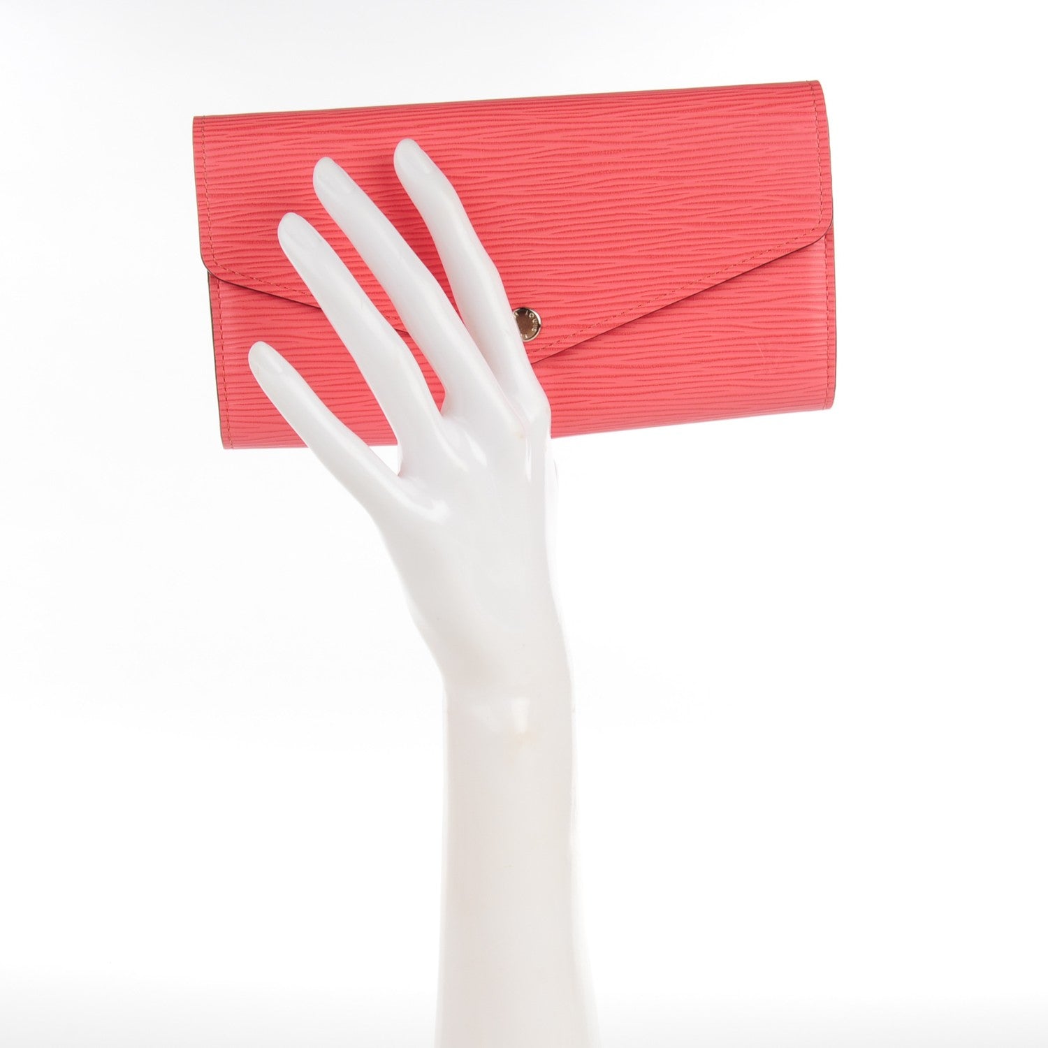 Louis Vuitton Epi Sarah Wallet Corail 2 of 7