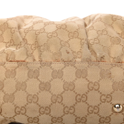 Gucci Monogram Large D Gold Hobo Metallic Gold 11 of 20
