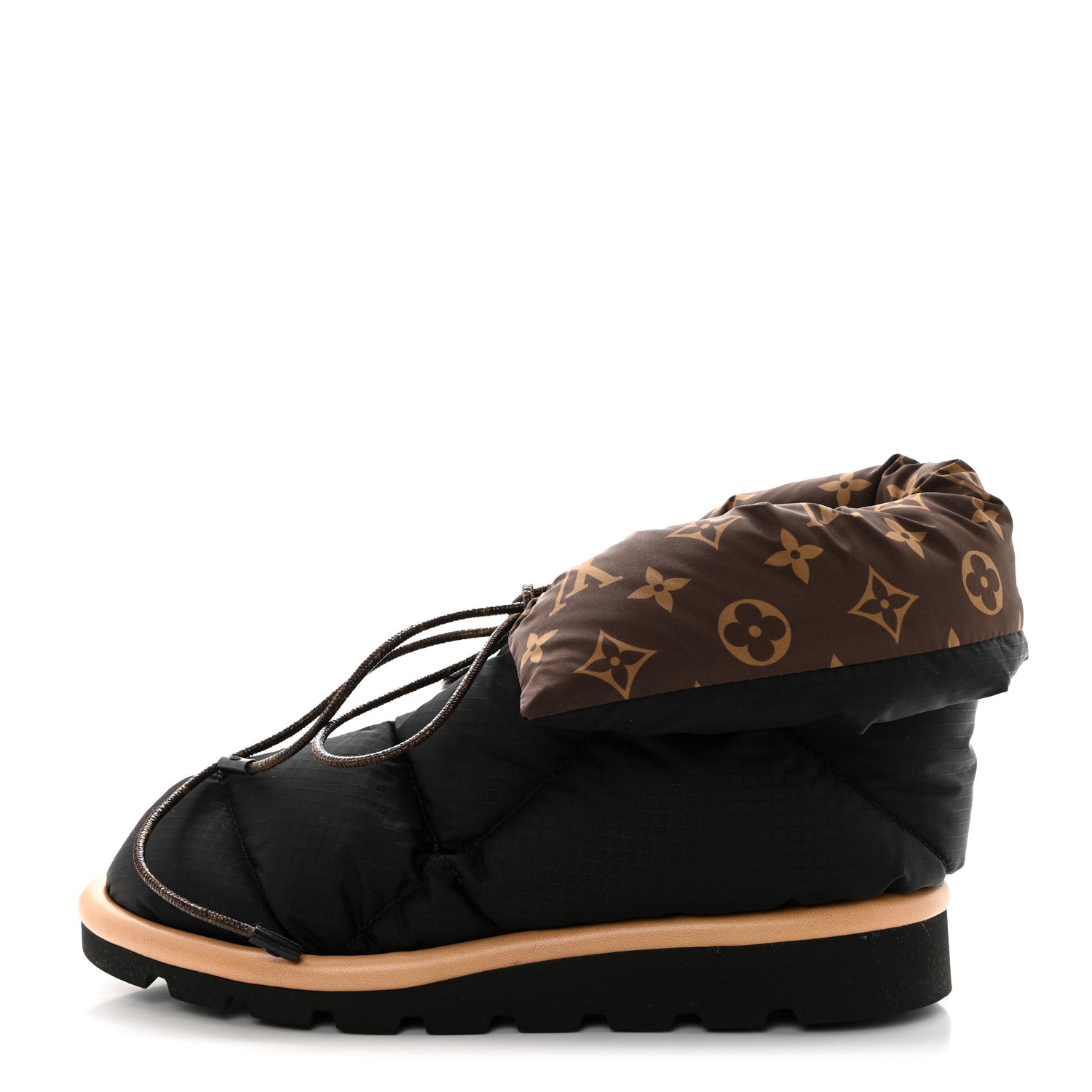 Louis Vuitton Nylon Monogram Pillow Comfort Ankle Boot 37 Black 1 of 8