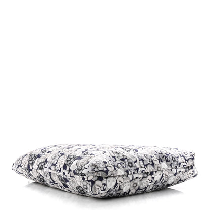 Chanel Nylon Cat Emoticon Tote Navy Silver 5 of 12
