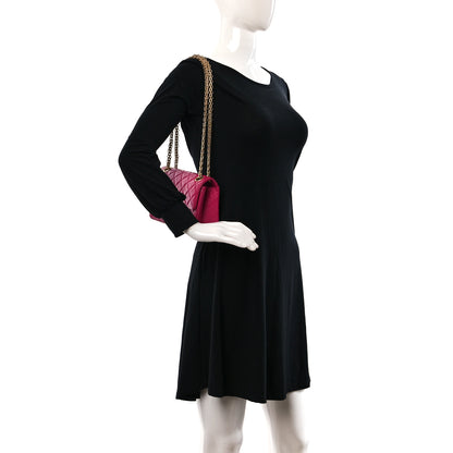 Chanel Aged Calfskin Quilted 2.55 Reissue Mini Flap Fuchsia 2 of 10