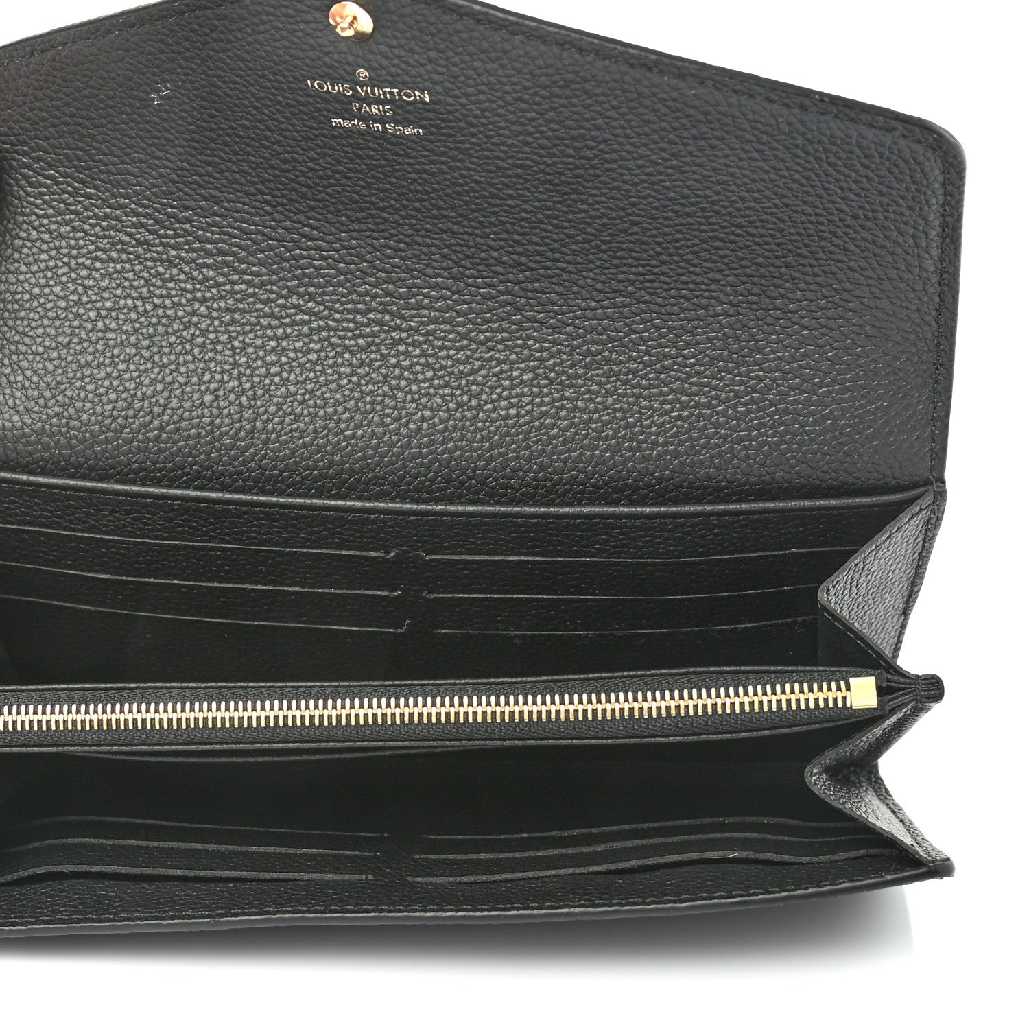 Louis Vuitton Empreinte Sarah Wallet NM Black 5 of 8