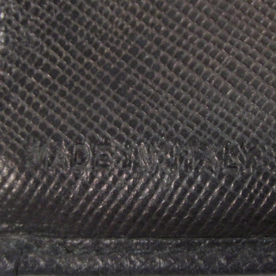 Prada Saffiano Small Flap Wallet Black 8 of 9