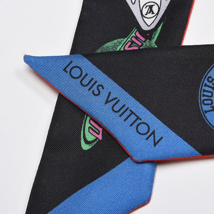 Louis Vuitton Silk Monogram World Tour Stickers BB Bandeau Rouge 3 of 5