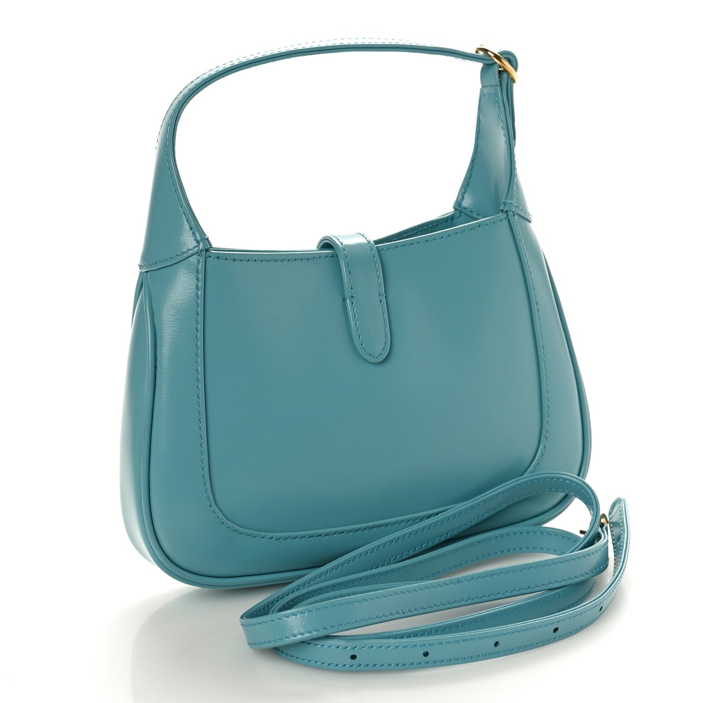 Boarded Dyana Lux Calfskin Mini Jackie 1961 Hobo Dusty Azure