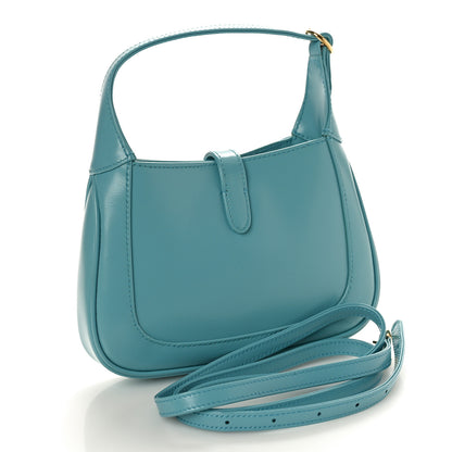 Gucci Boarded Dyana Lux Calfskin Mini Jackie 1961 Hobo Dusty Azure 3 of 9