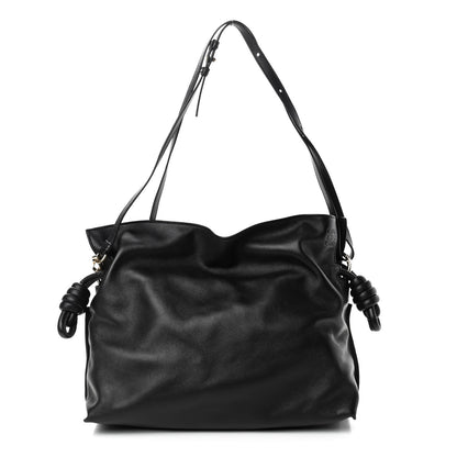 Loewe Calfskin Small Flamenco Knot Bag Black 1 of 10