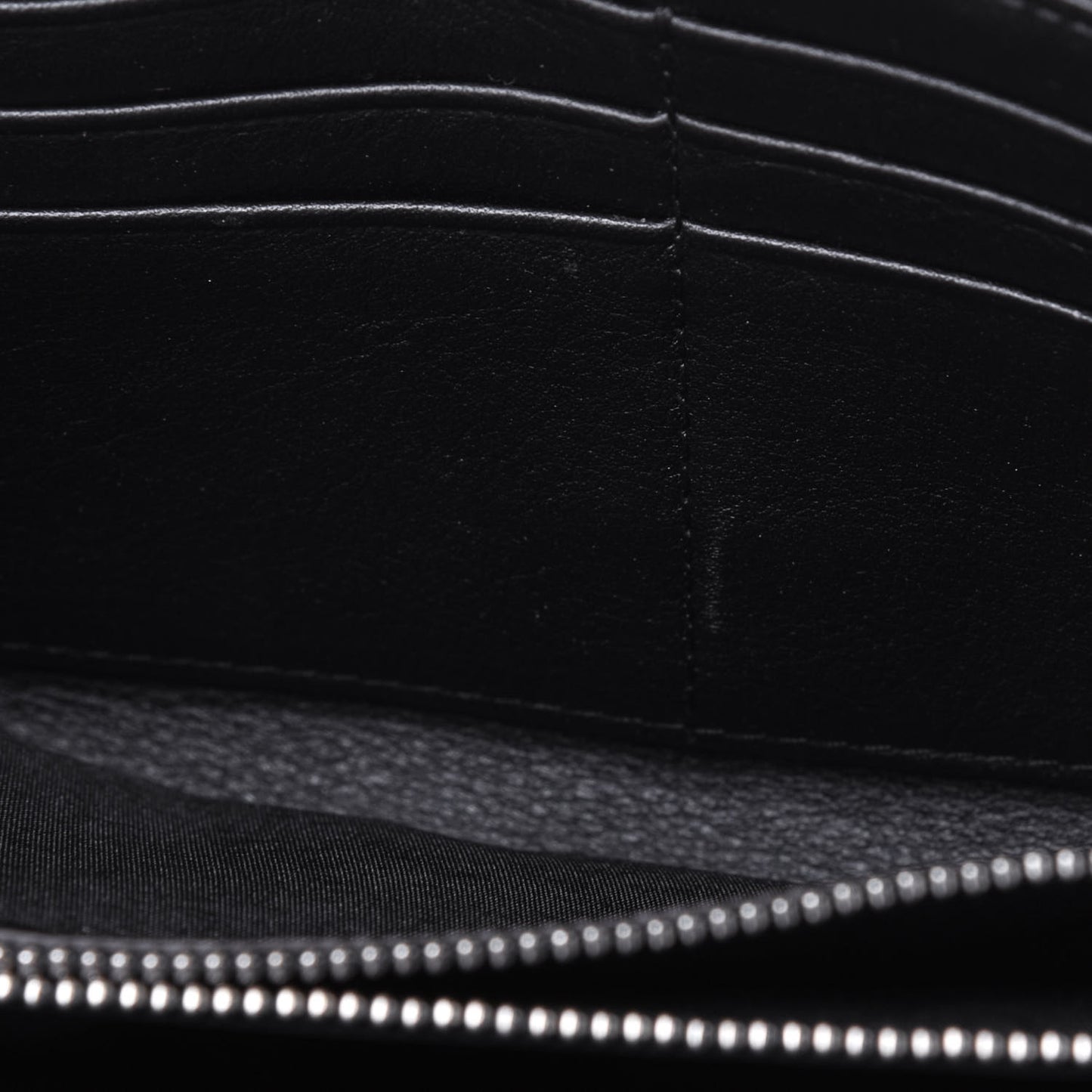 Calfskin Ottomar Large Patricia Wallet On Chain Black