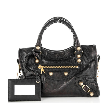 Balenciaga Agneau Giant 12 Gold Hardware Mini City Black 1 of 9