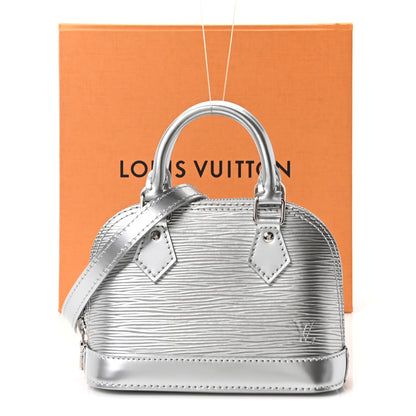 Louis Vuitton Epi Nano Alma Metallic Silver 10 of 10