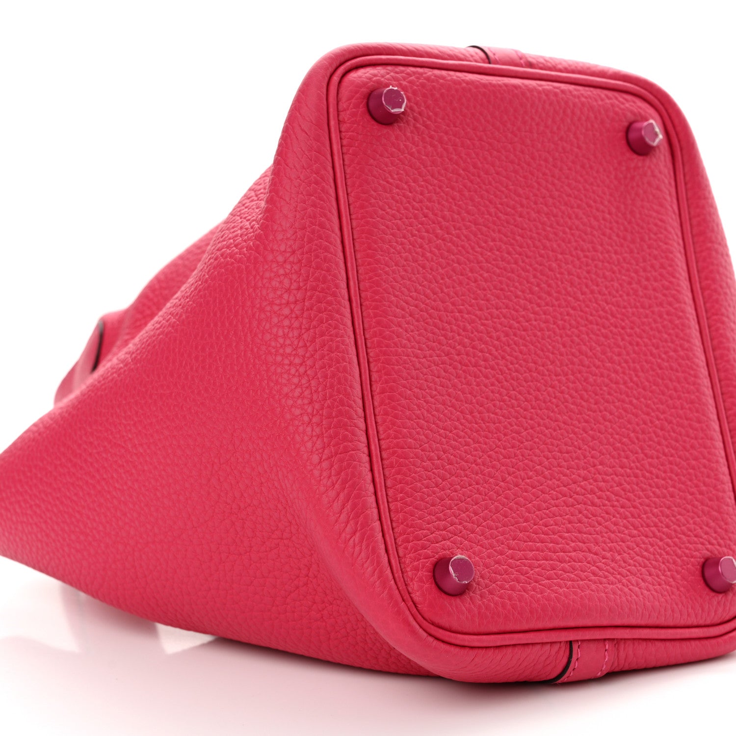 Hermes Taurillon Clemence Monochrome Picotin Lock 18 PM Rose Mexico 9 of 11