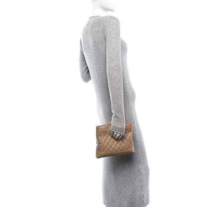 Chanel Shiny Lambskin Quilted Mini 31 Shopping Bag Beige 2 of 10