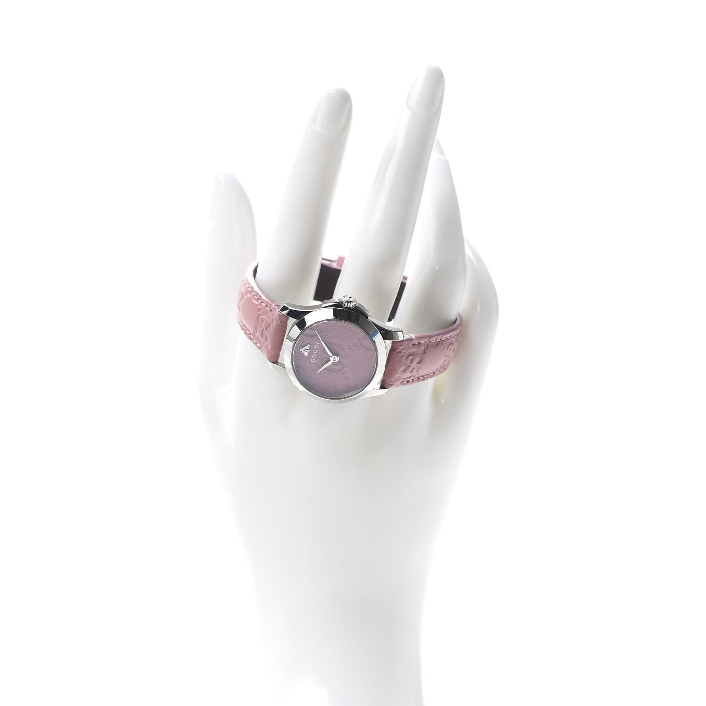 Stainless Steel Calfskin 27mm G-Timeless Quartz Watch Pink