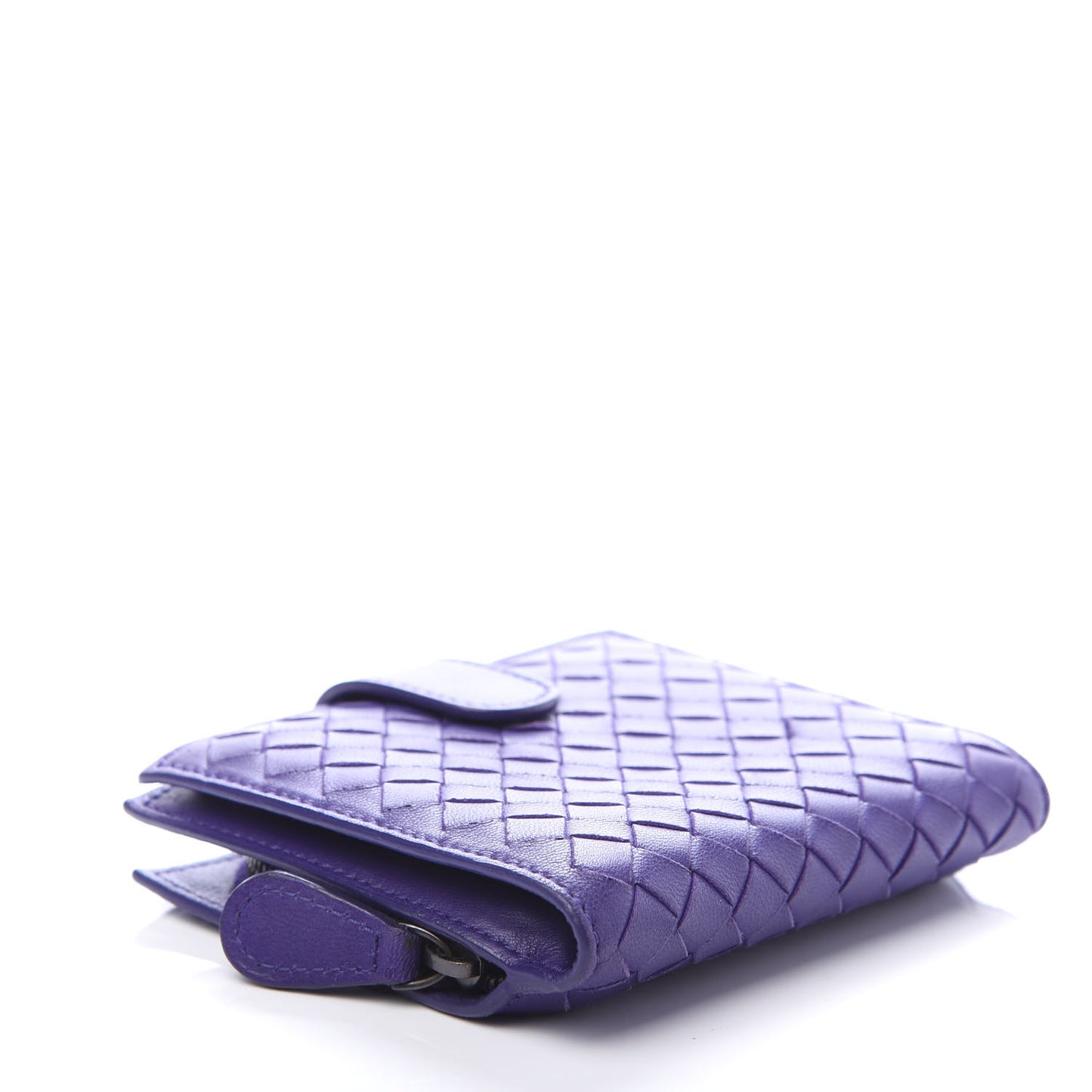 Nappa Intrecciato Mini Wallet Anemone