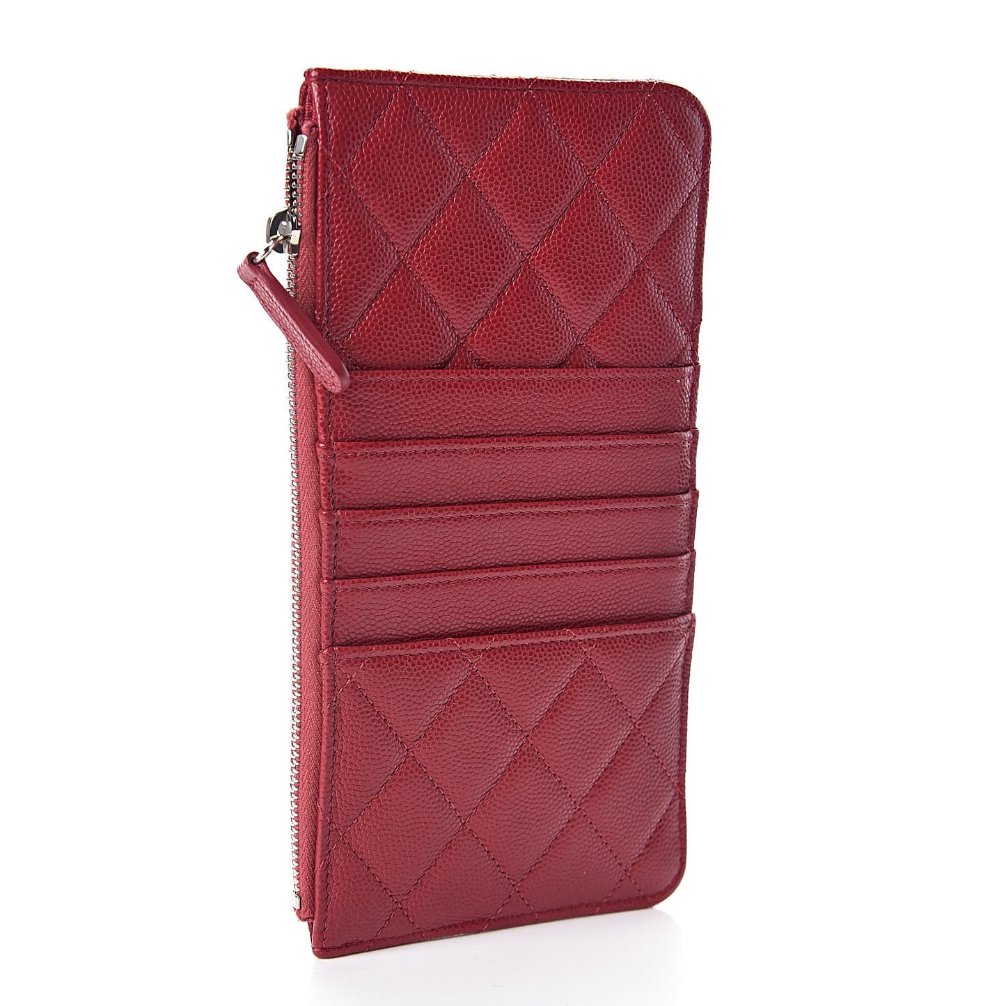 Caviar Quilted Classic iPhone Pouch Pink