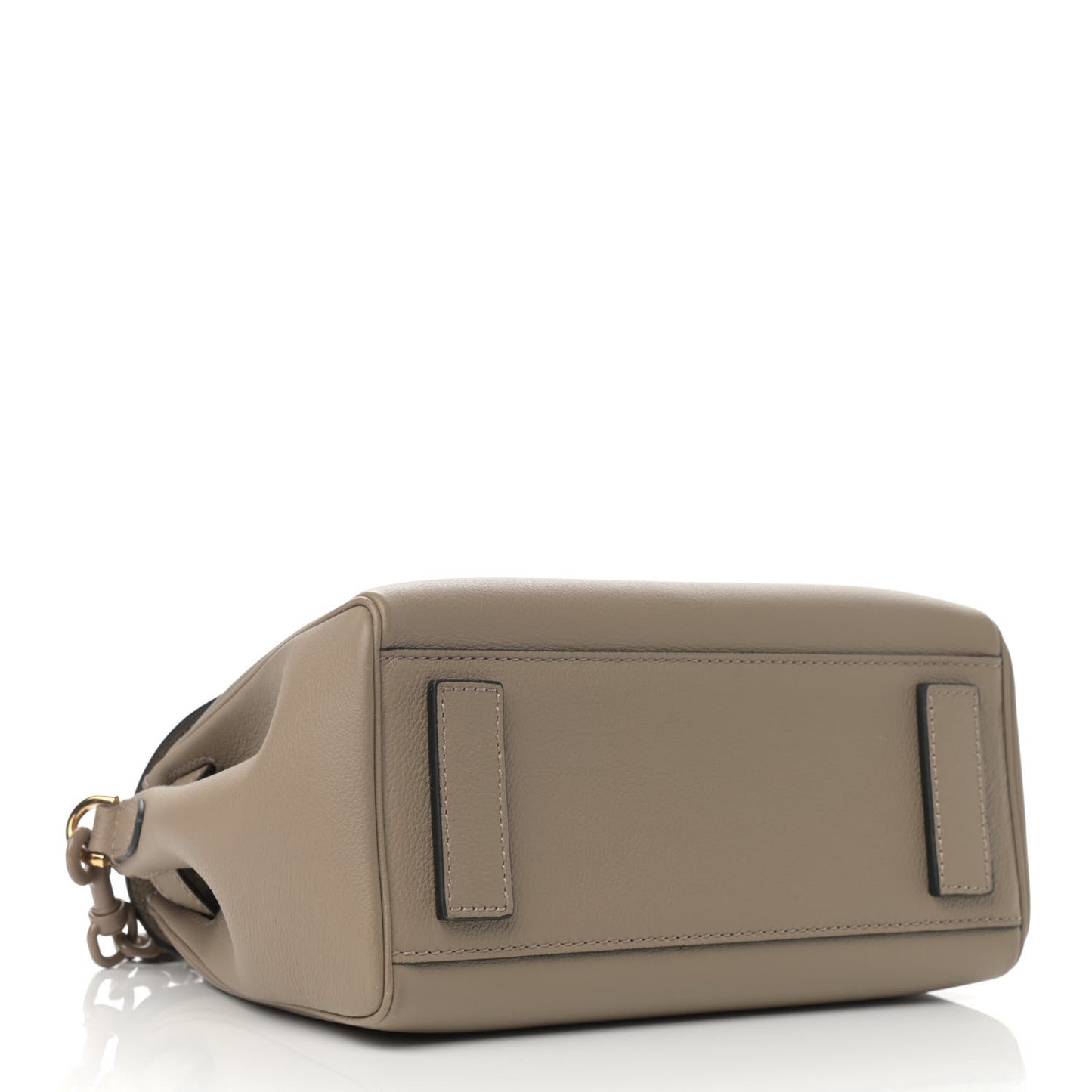 Grained Calfskin Medium La Medusa Bag Taupe