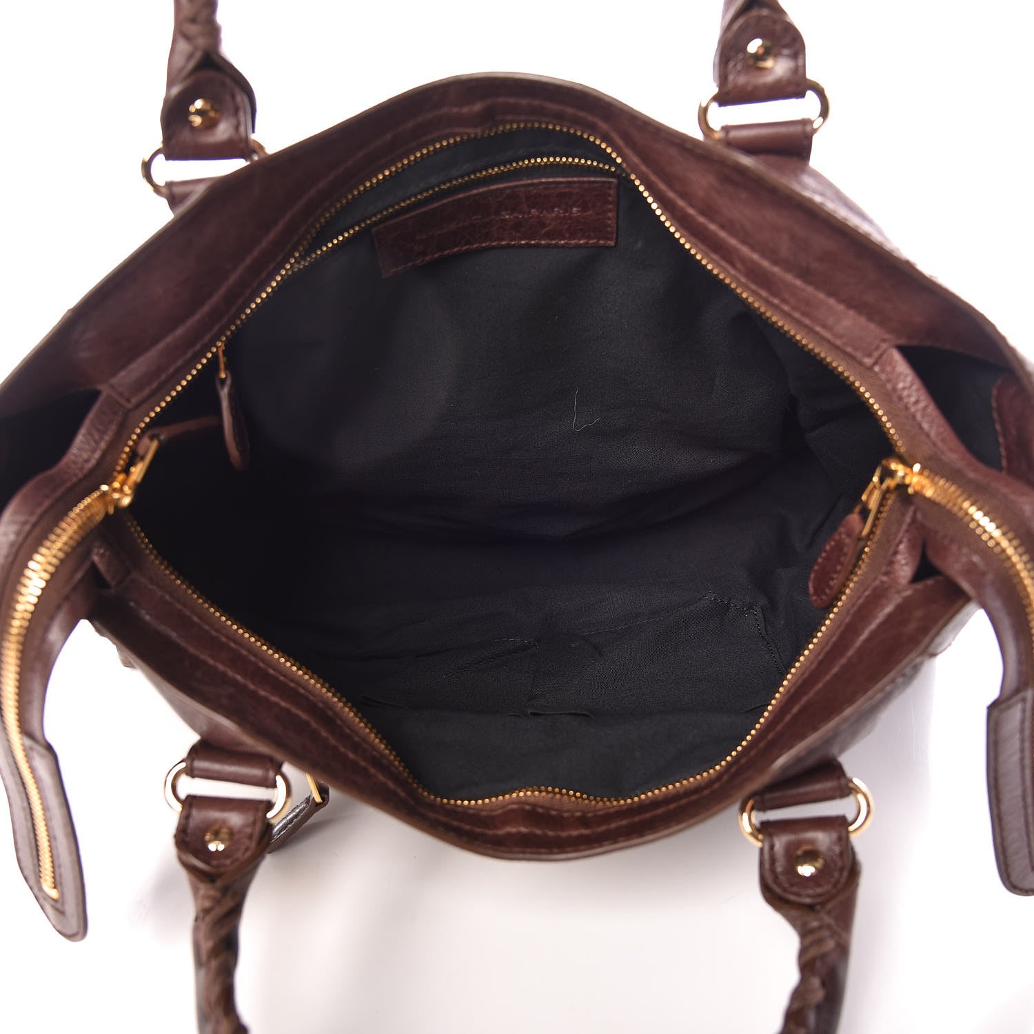 Balenciaga Agneau Giant 12 Gold Hardware City Cigare Fonce 5 of 16