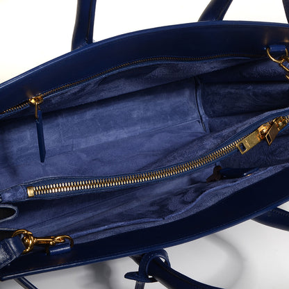 Saint Laurent Calfskin Small Sac De Jour New Marine 5 of 9