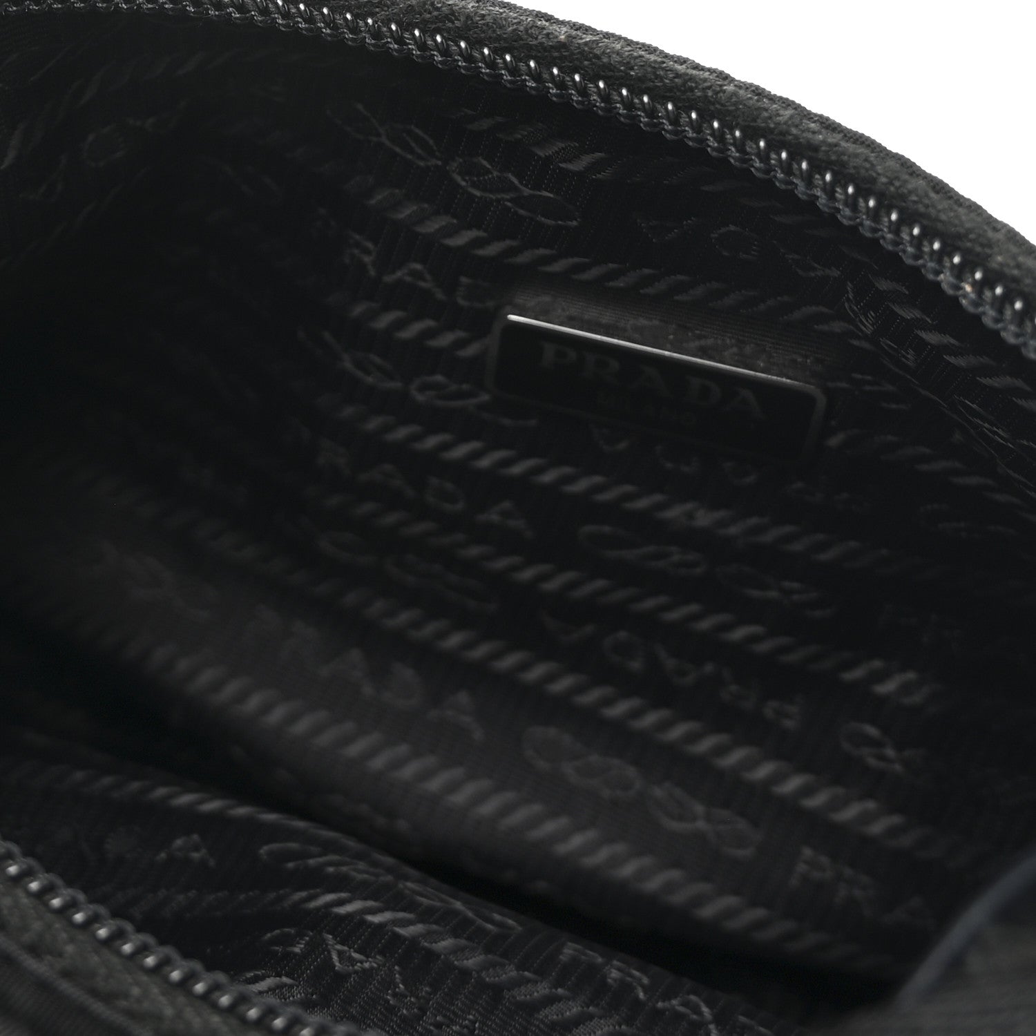Prada Tessuto Nylon Mini Re-Edition 2000 Bag Black 13 of 13
