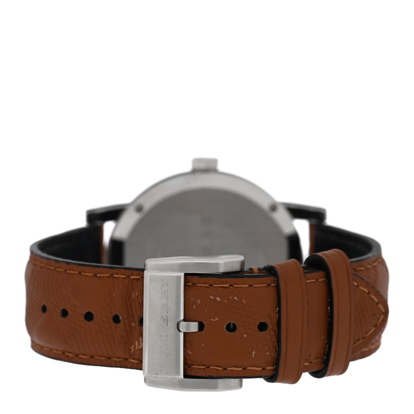 Stainless Steel Calfskin 42mm The City Quartz Watch Black BU9905