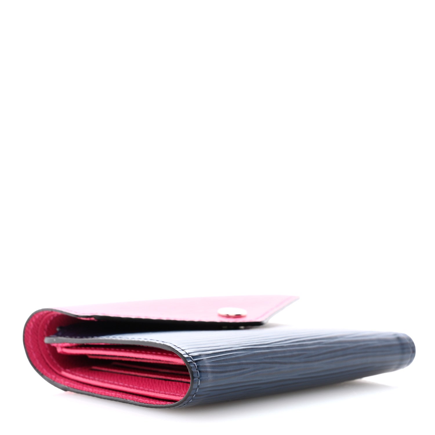 Louis Vuitton Epi Victorine Wallet Indigo Hot Pink 4 of 11