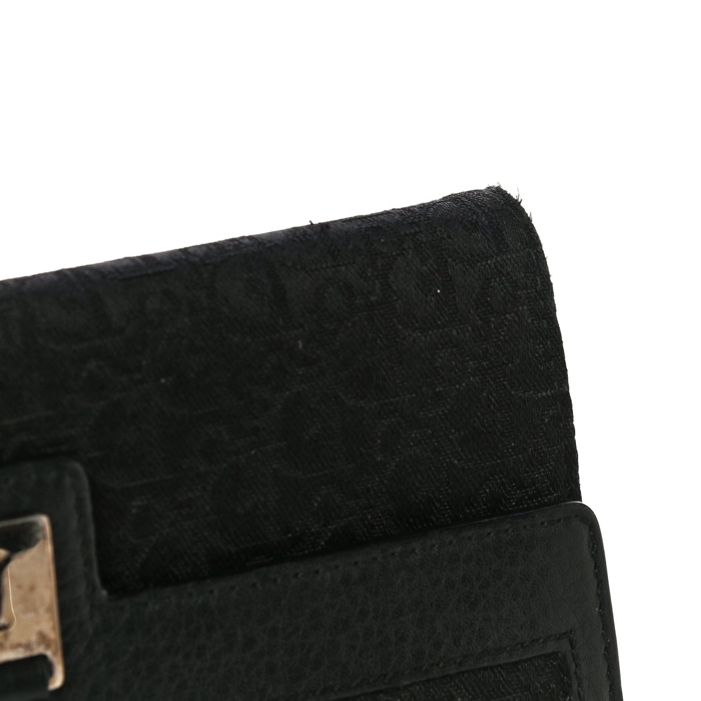 Monogram Flap Wallet Black
