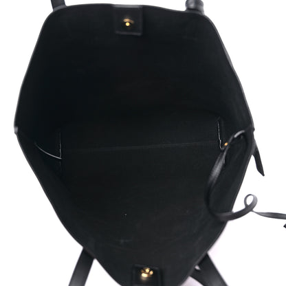 Saint Laurent Calfskin North-South Shopping Tote Black 5 of 10