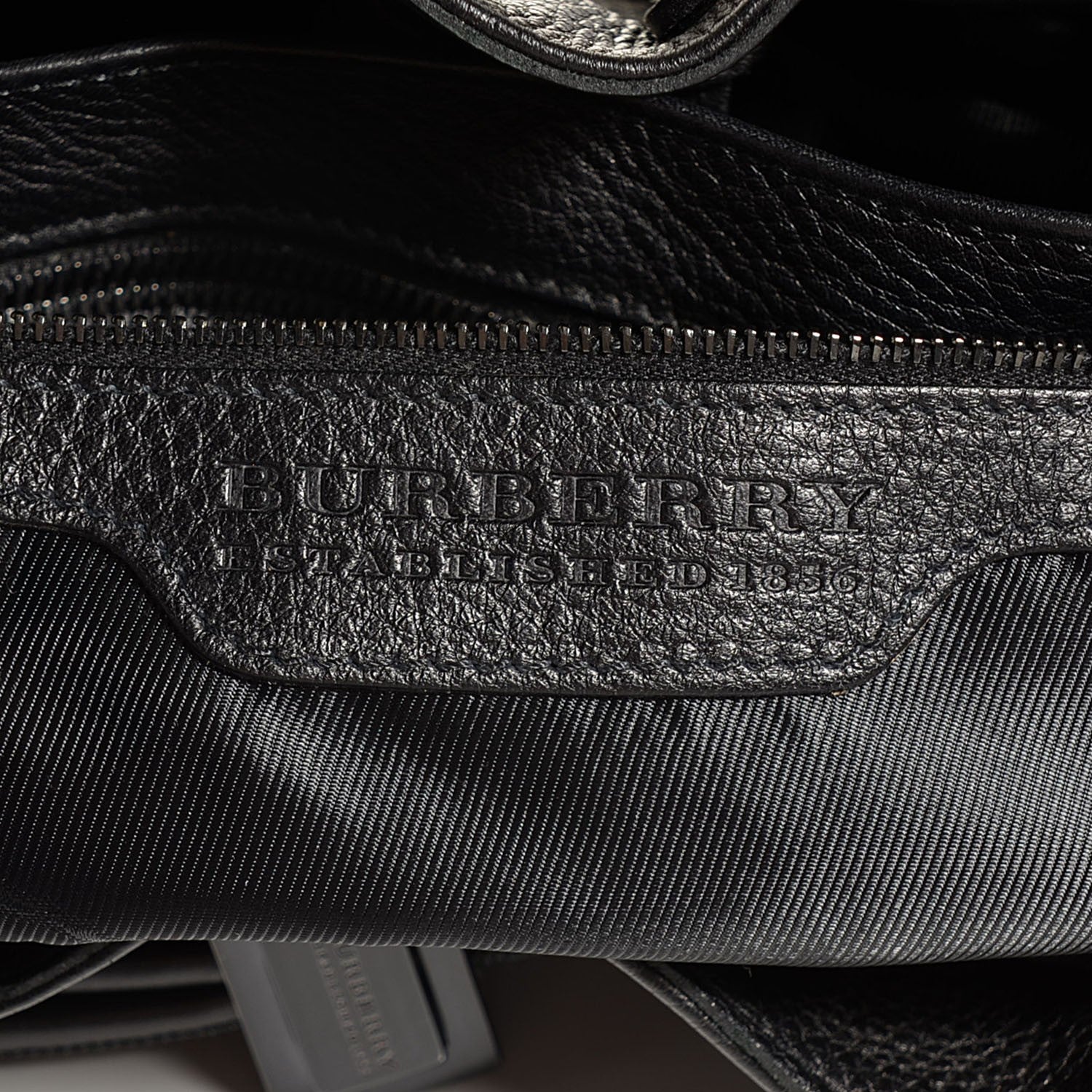 Burberry Calfskin Mason Warrior Studded Hobo Black 6 of 8