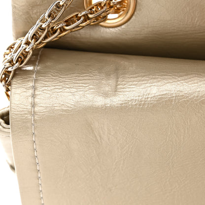 Chanel Metallic Aged Calfskin Quilted 2.55 Reissue 227 Flap Pale Gold 11 of 14