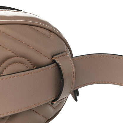 Gucci Calfskin Matelasse GG Marmont Belt Bag 75 30 Porcelain Rose 14 of 16