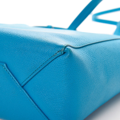 Celine Grained Calfskin Small Vertical Cabas Turquoise 13 of 13