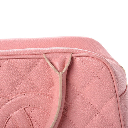 Chanel Caviar Quilted Small Bowler Pink 7 of 15