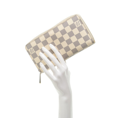 Louis Vuitton Damier Azur Zippy Wallet 2 of 7