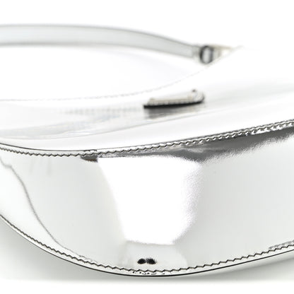 Prada Spazzolato Cleo Shoulder Bag Argento 9 of 11
