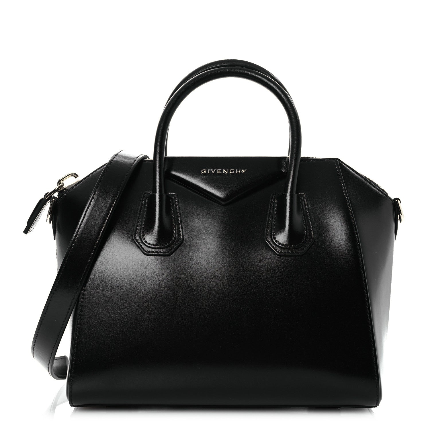 Givenchy Shiny Lord Calfskin Small Antigona Black 1 of 11