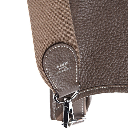 Hermes Taurillon Clemence Evelyne III PM Etoupe 7 of 14