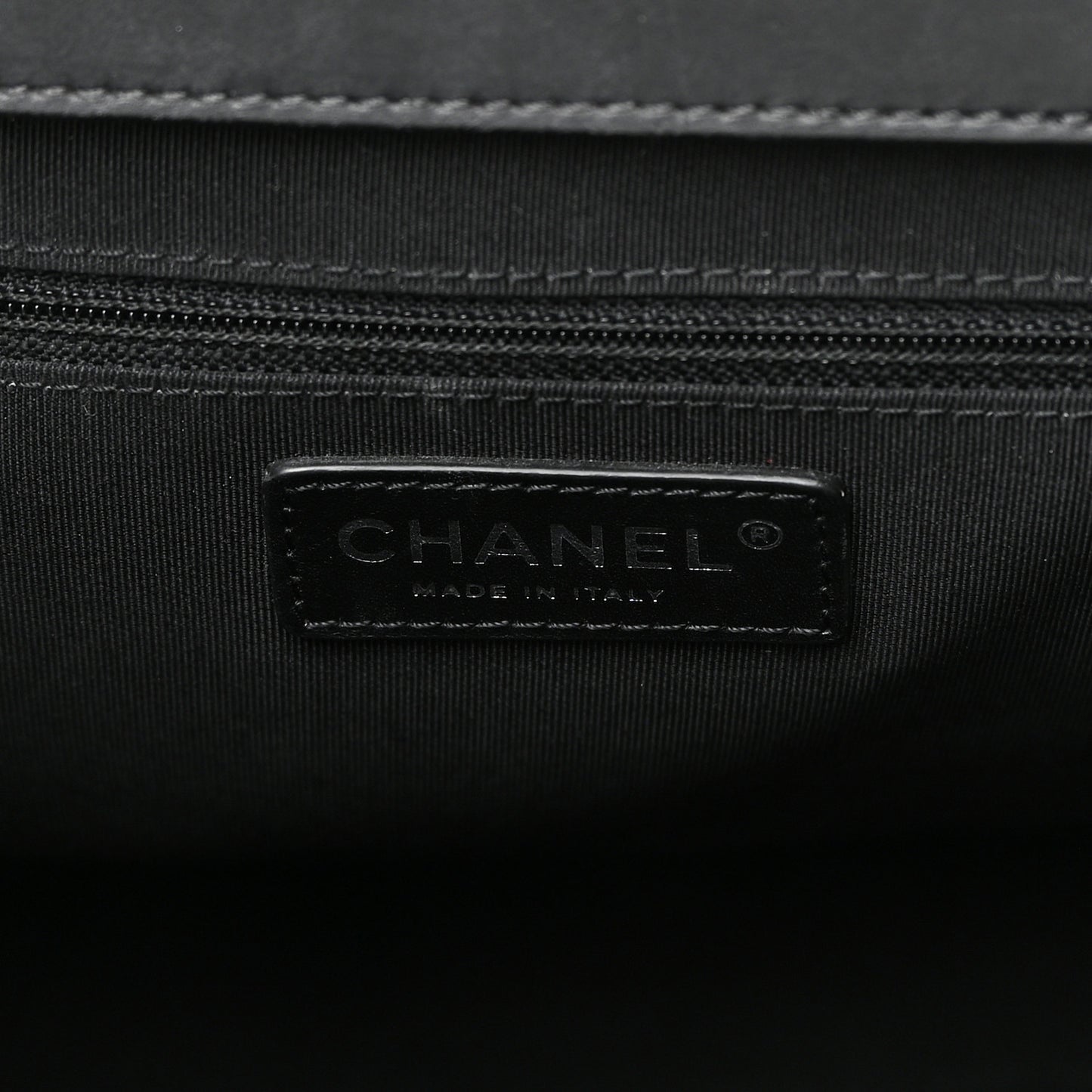 Calfskin Quilted Small Easy Shopping Tote Black