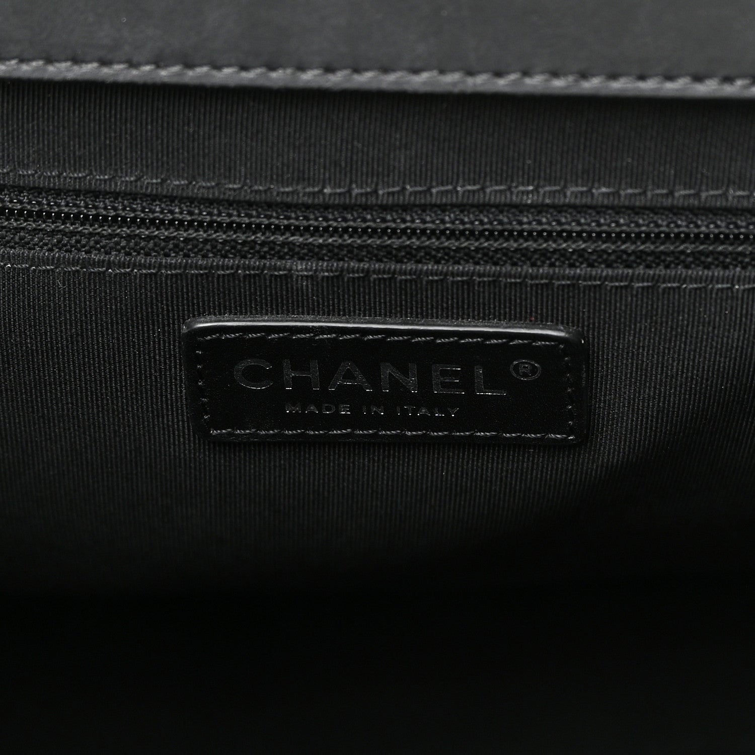 Chanel Calfskin Quilted Small Easy Shopping Tote Black 5 of 13