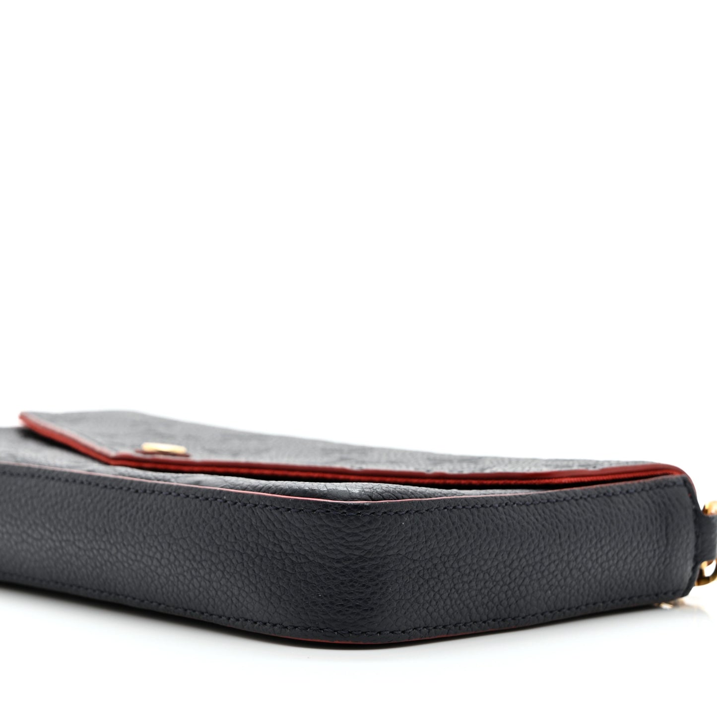 Empreinte Pochette Felicie Chain Wallet Marine Rouge