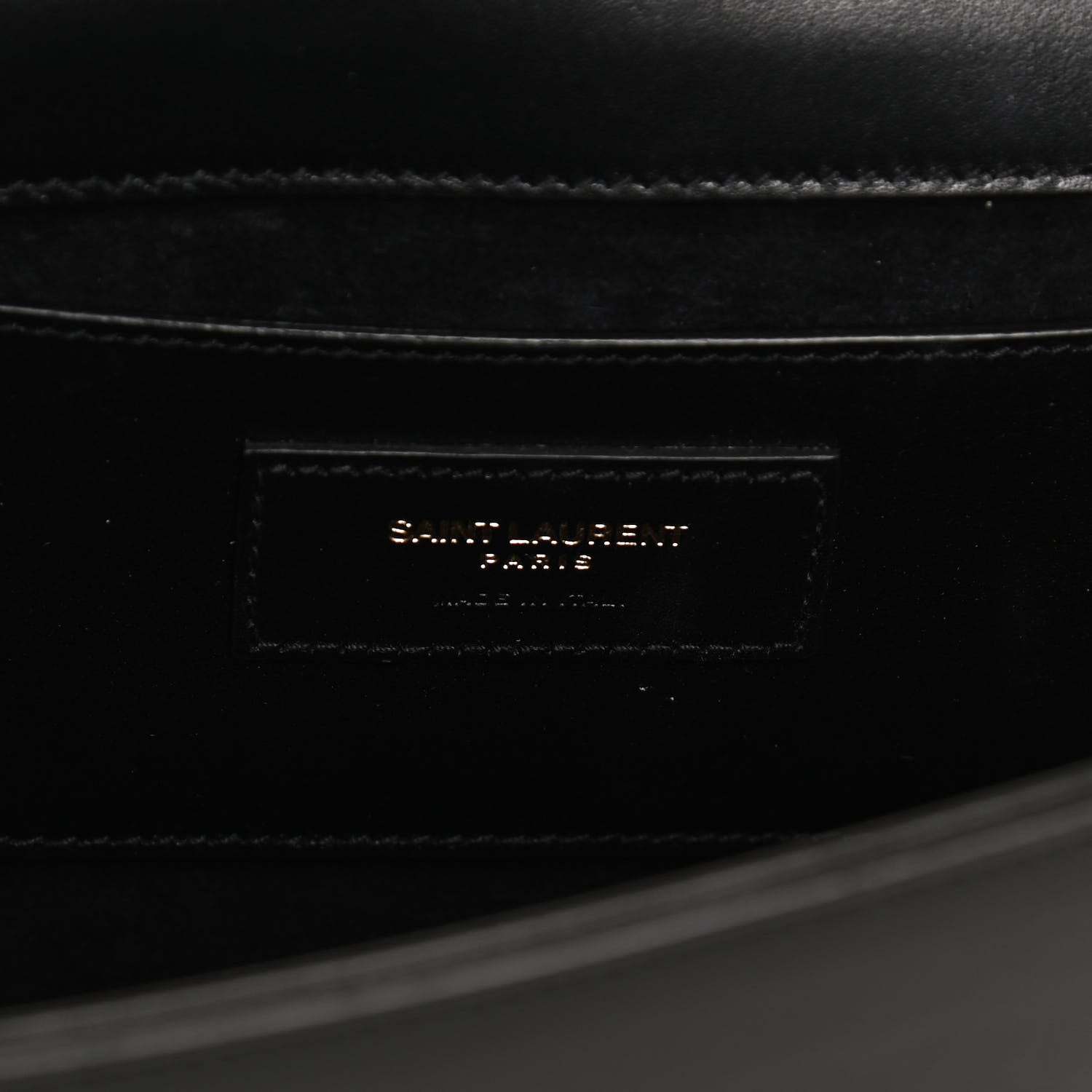 Saint Laurent Smooth Calfskin Medium Classic Monogram Kate Tassel Satchel Black 6 of 10