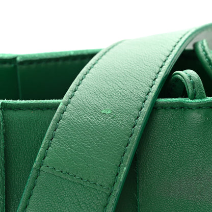 Bottega Veneta Lambskin Maxi Intrecciato Cassette Messenger Racing Green 11 of 11