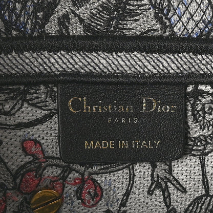 Christian Dior Canvas Embroidered Jardin Magique Saddle Bag Denim Multicolor 6 of 10