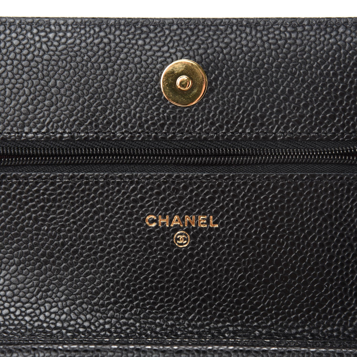 Chanel Caviar Quilted Wallet On Chain WOC Black 8 of 11