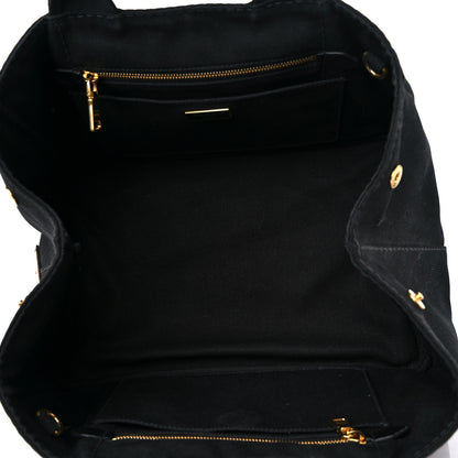 Prada Canapa Small Logo Tote Black 5 of 15
