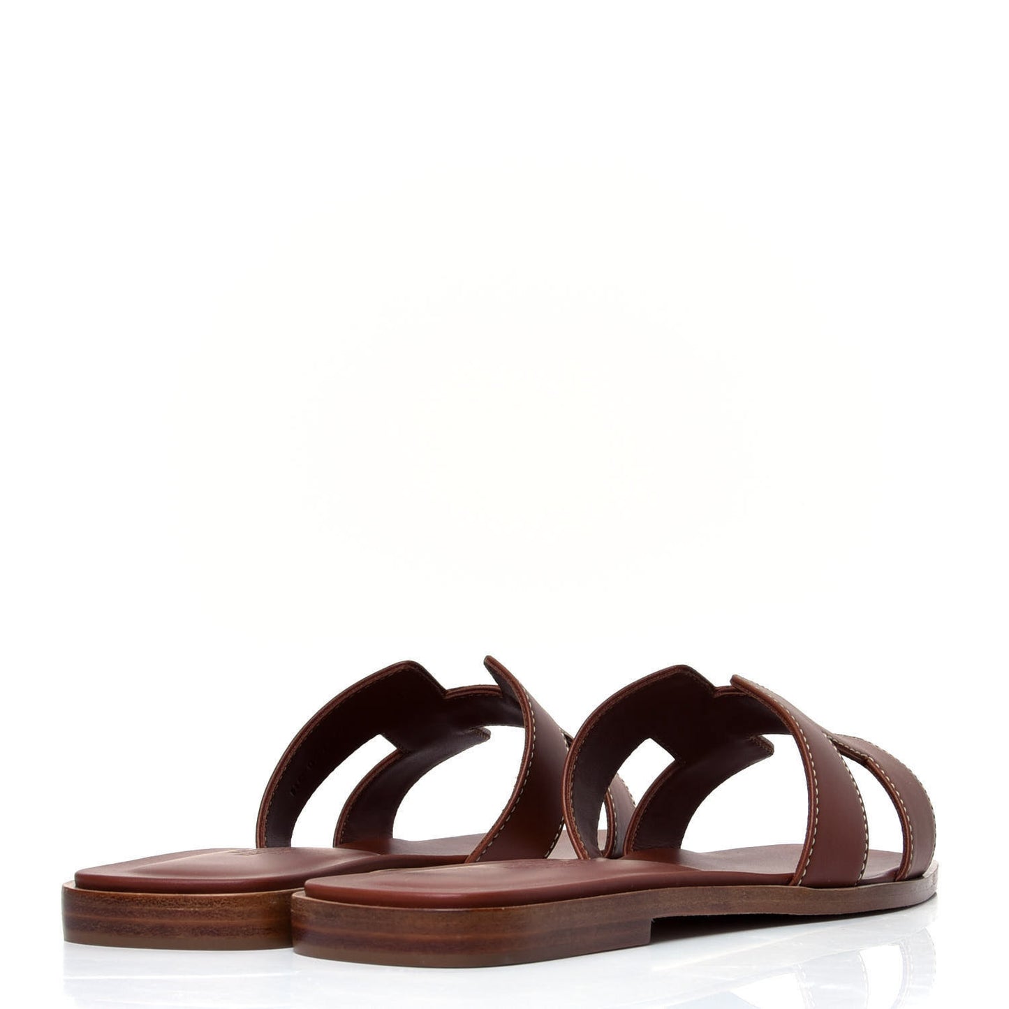 Box Calfskin Oran Sandals 37.5 Gold